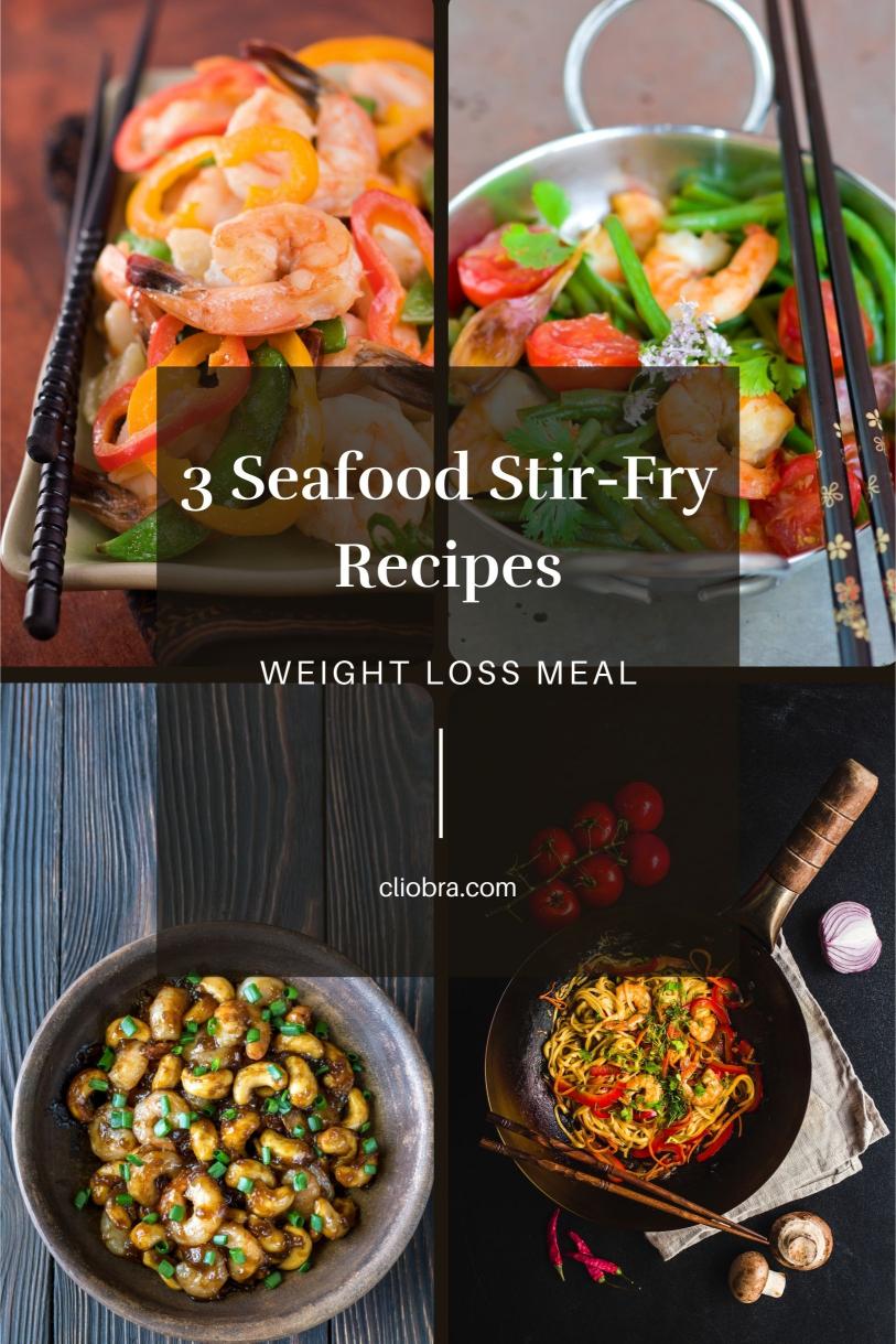 3 Seafood Stir-Fry with Minimal Oil Weight Loss Recipes for Healthy Life