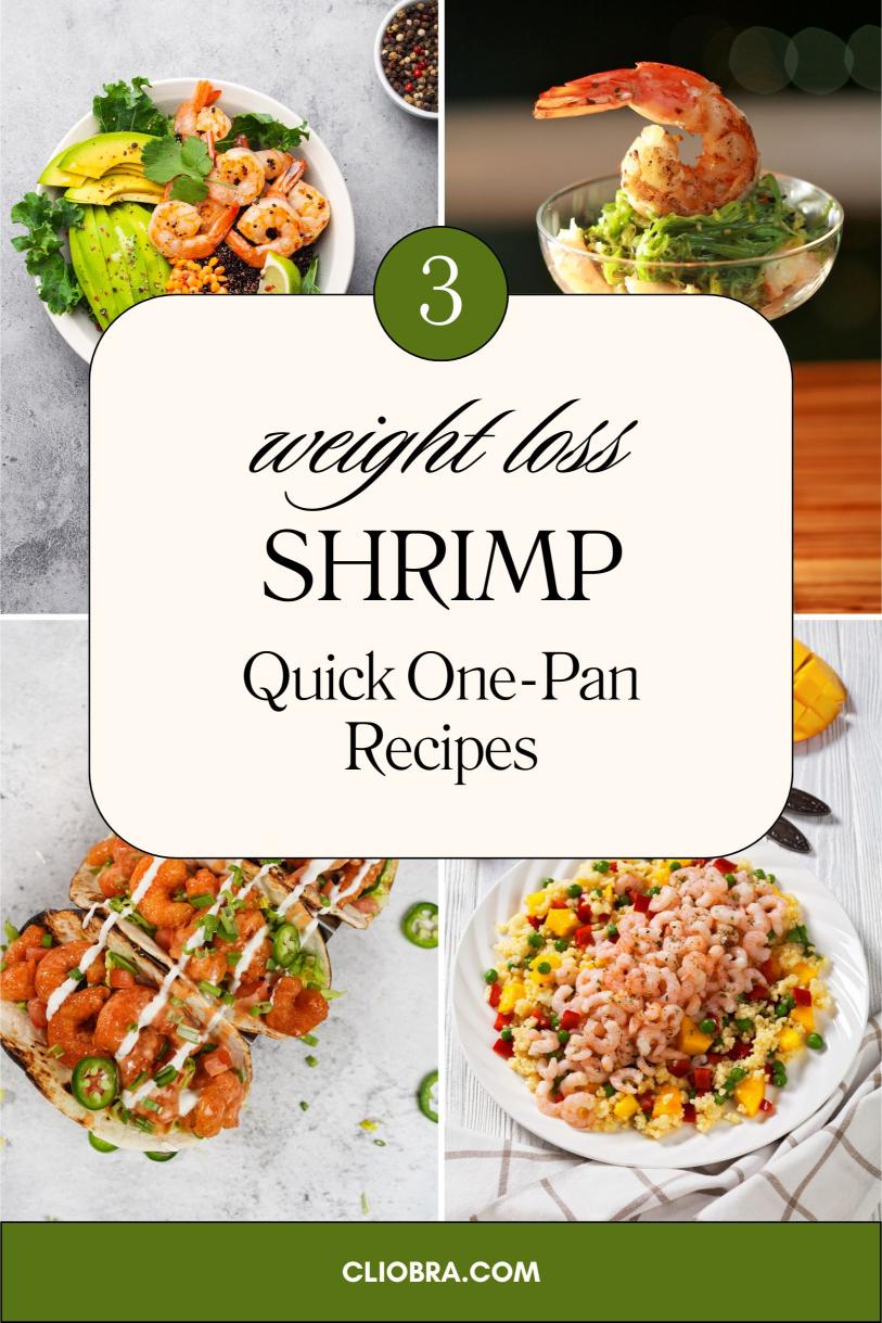 3 One-Pan Shrimp and Veggies Weight Loss Recipes: Quick and Healthy Dinner