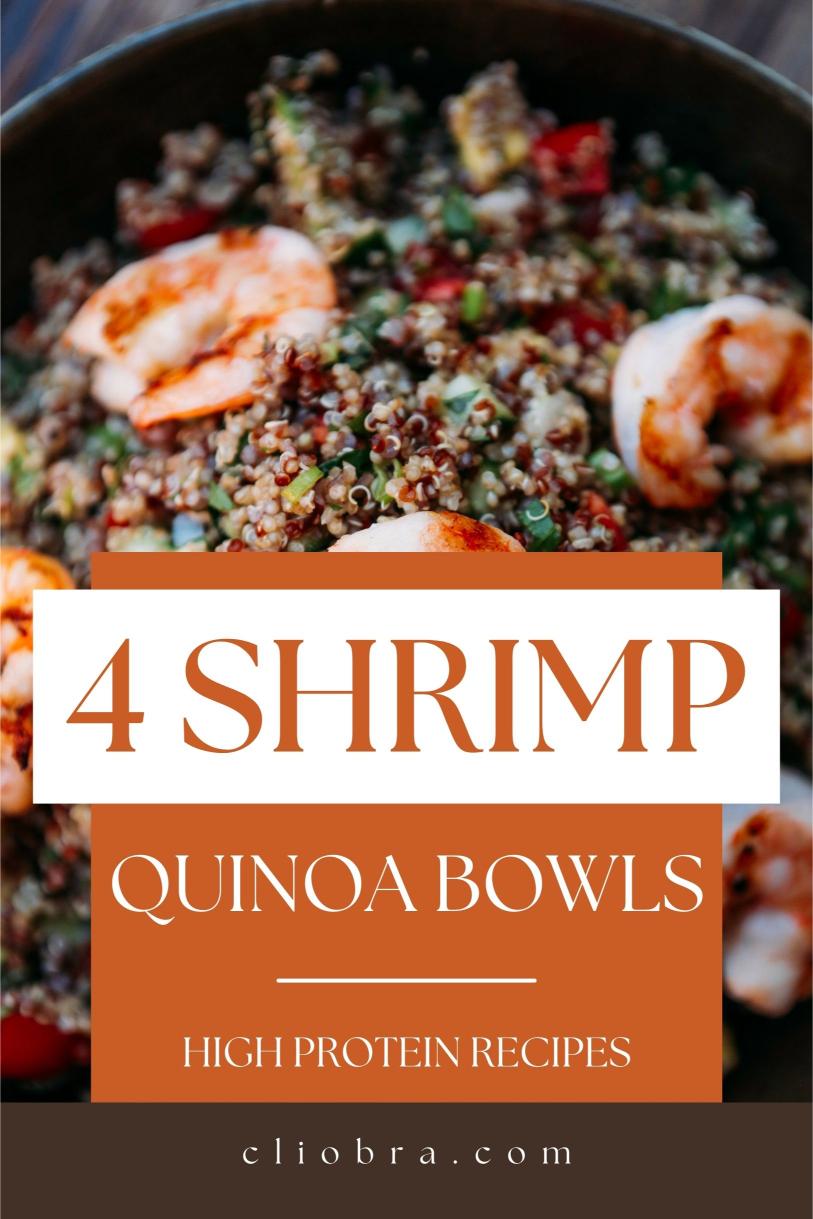 4 Shrimp and Quinoa Bowl with Lemon Herb Dressing Recipes for Weight Loss