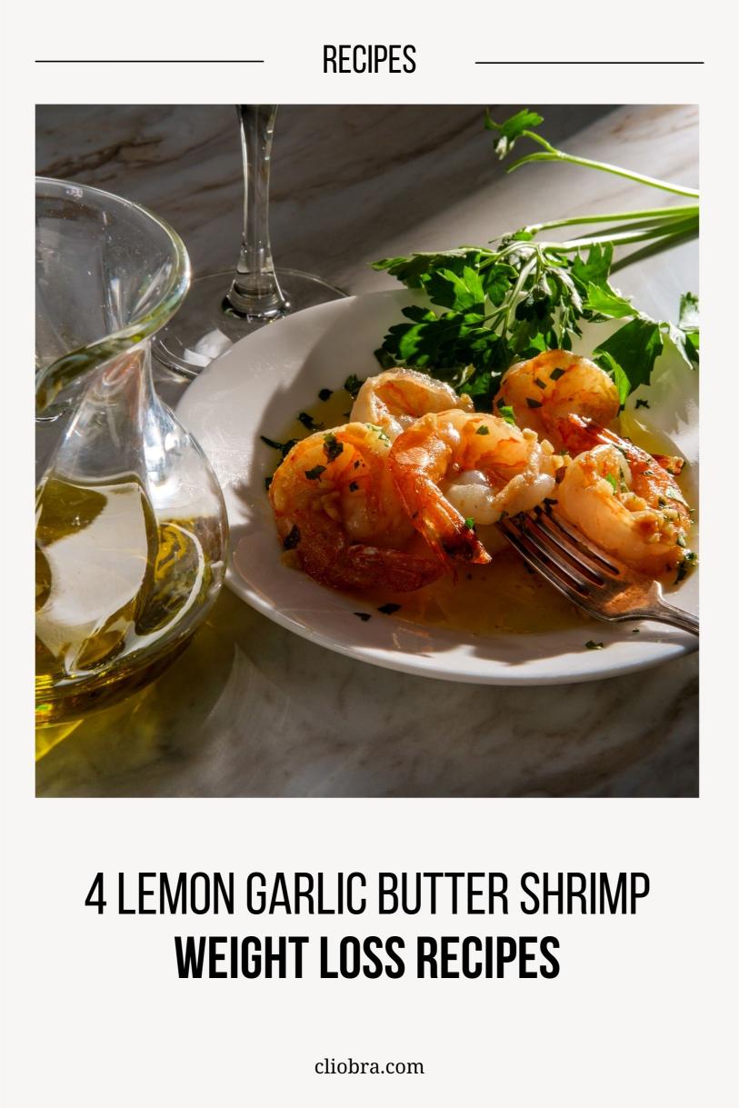 4 Shrimp and Asparagus in Lemon Garlic Butter: Low-Calorie Weight Loss Recipes