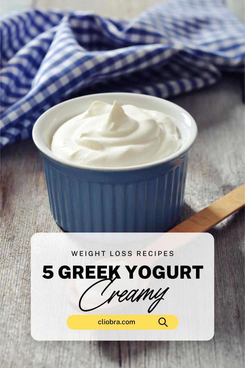 5 Weight Loss Recipes with Greek Yogurt: Creamy and Nutritious