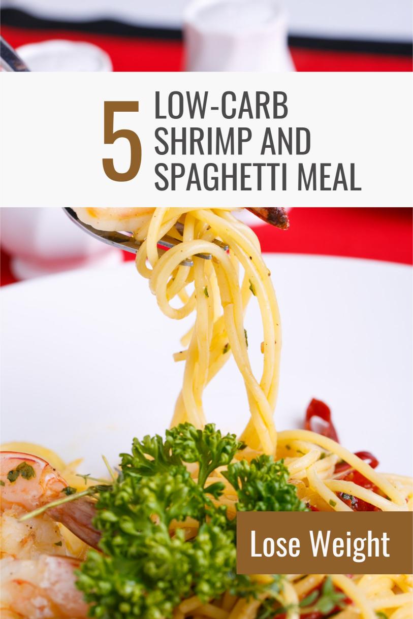 5 Shrimp and Spaghetti Squash with Marinara Weight Loss Recipes: Low-Carb Italian-Style Dish