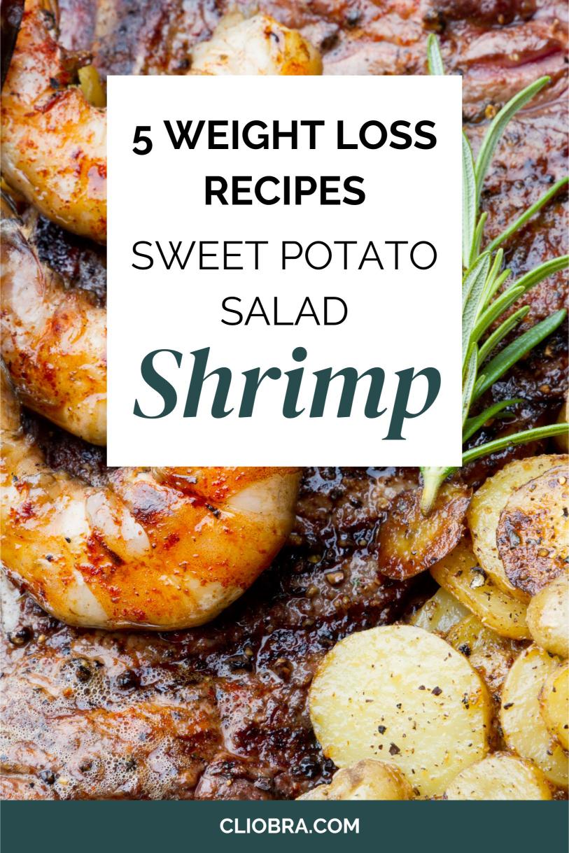 5 Weight Loss Recipes: Shrimp and Sweet Potato Salad with Light Honey-Mustard Dressing