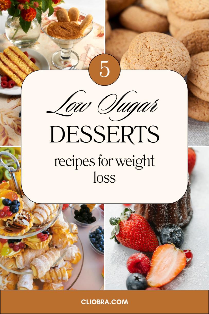 5 Low-Sugar Weight Loss Recipes for a Healthy Sweet Fix