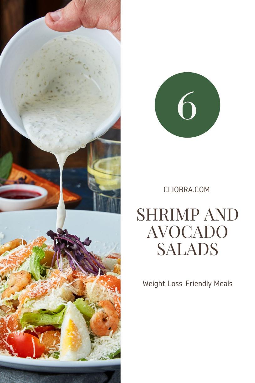 6 Shrimp and Avocado Salad with Citrus Dressing Recipes for Weight Loss