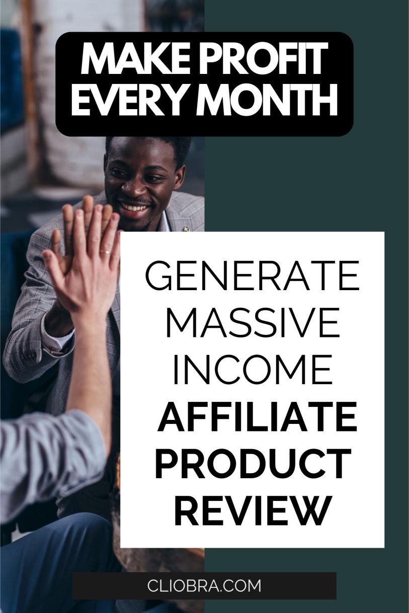 Generate Massive Income from Home with an Affiliate Product Review Blog