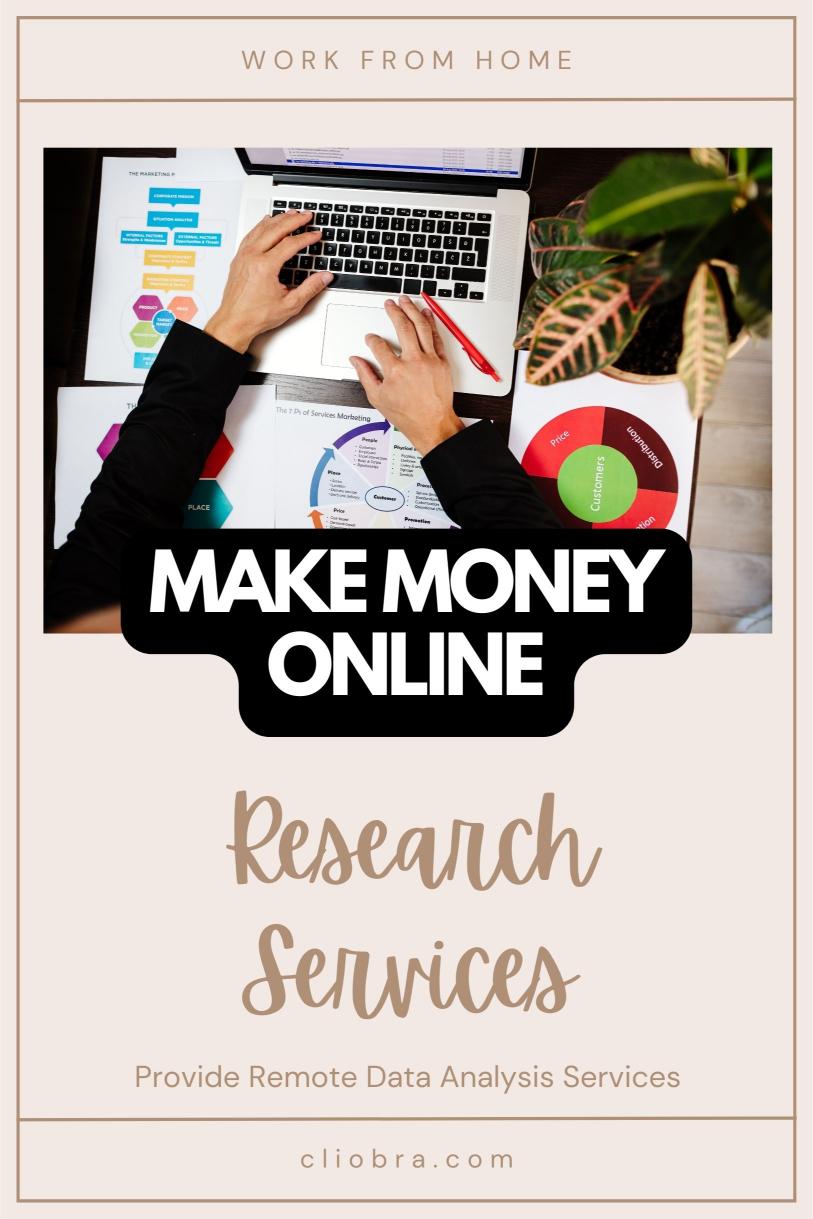 Generate Monthly Income by Providing Remote Research and Data Analysis Services