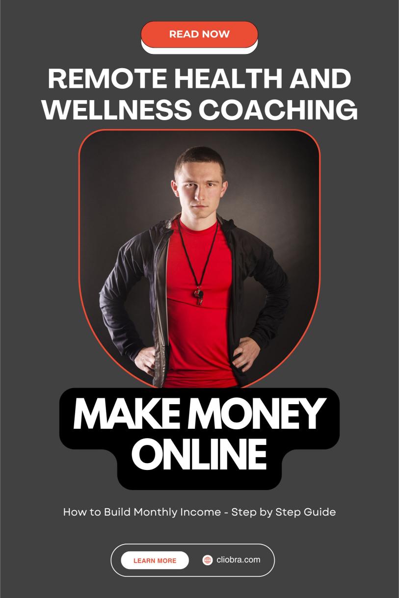 How to Build Monthly Income with Remote Health and Wellness Coaching