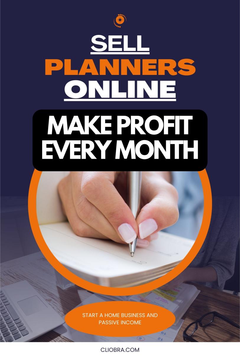 How to Earn Monthly by Selling Digital Planners and Journals Online