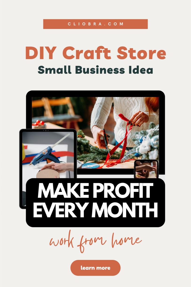 How to Generate Income Each Month by Launching an Online DIY Craft Store