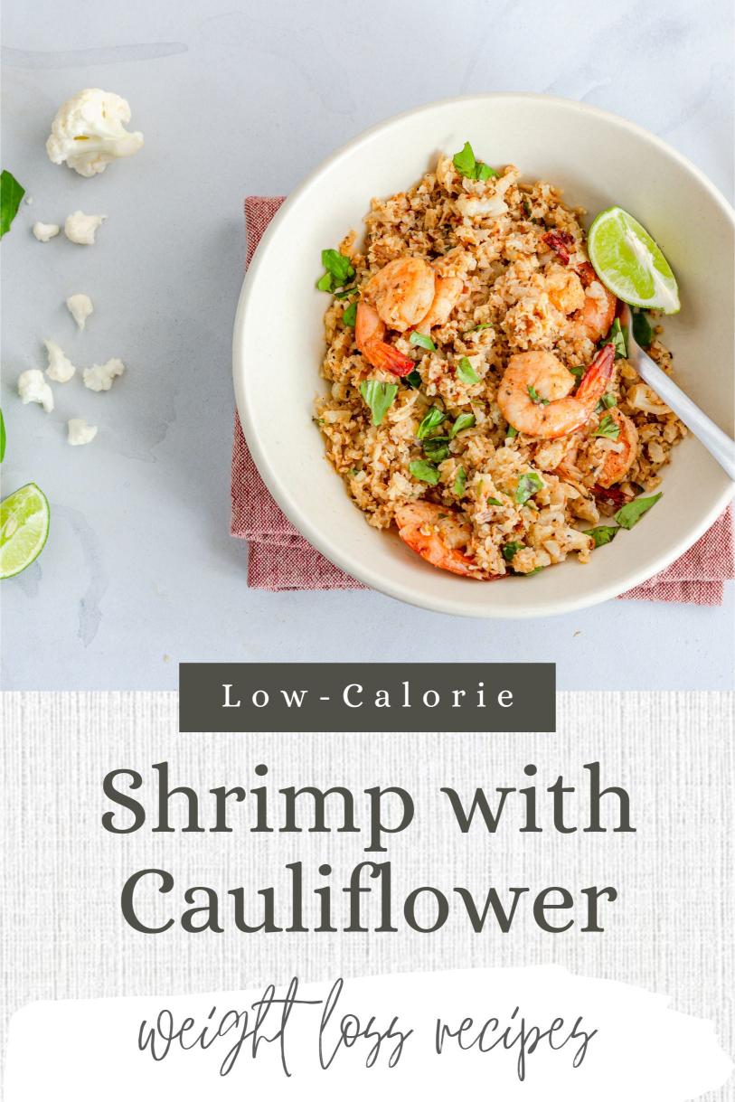 Lemon Pepper Shrimp with Cauliflower Mash: A Low-Calorie Weight Loss Recipe