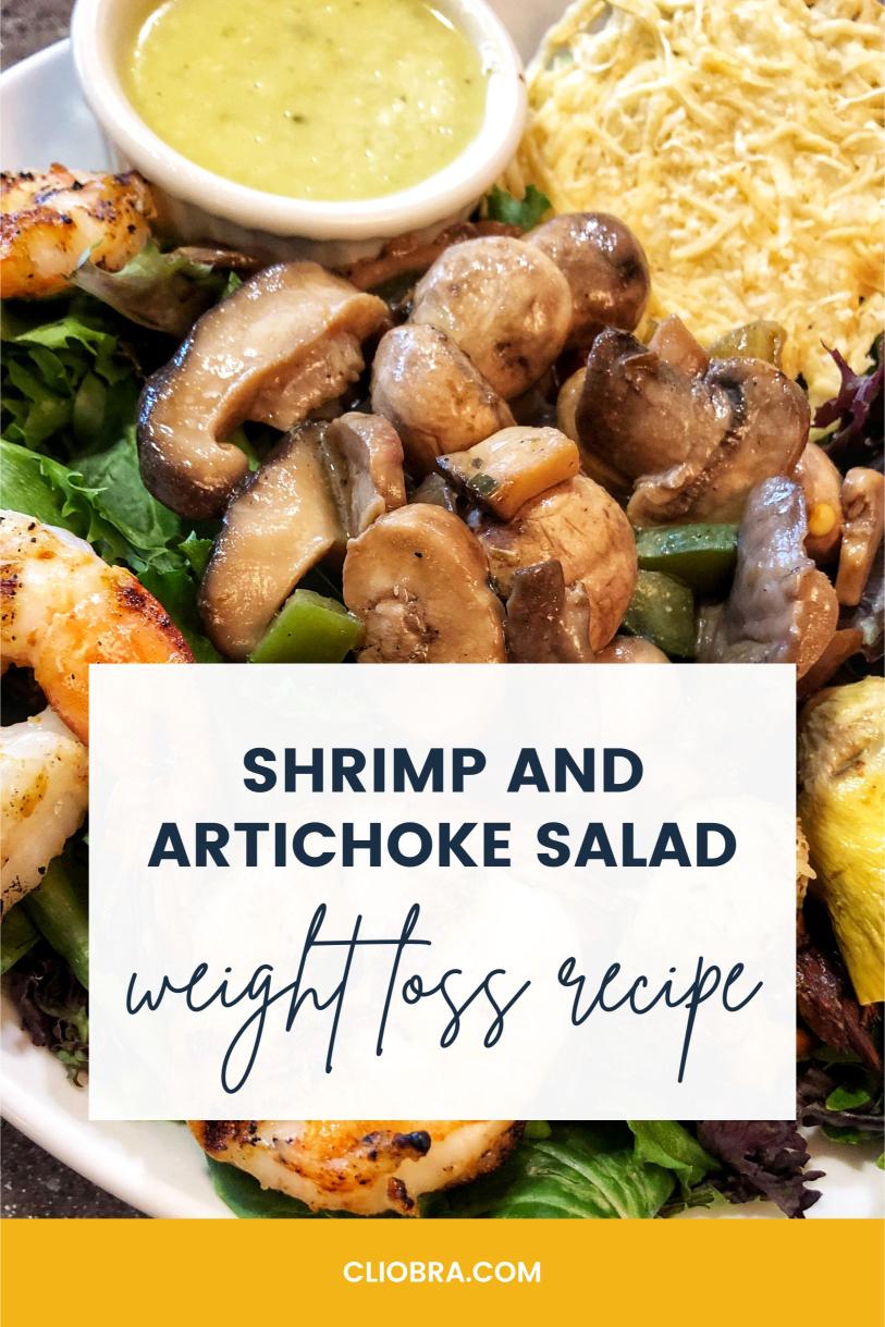 Shrimp and Artichoke Salad with Lemon Garlic Dressing: A Low-Calorie Mediterranean Recipe