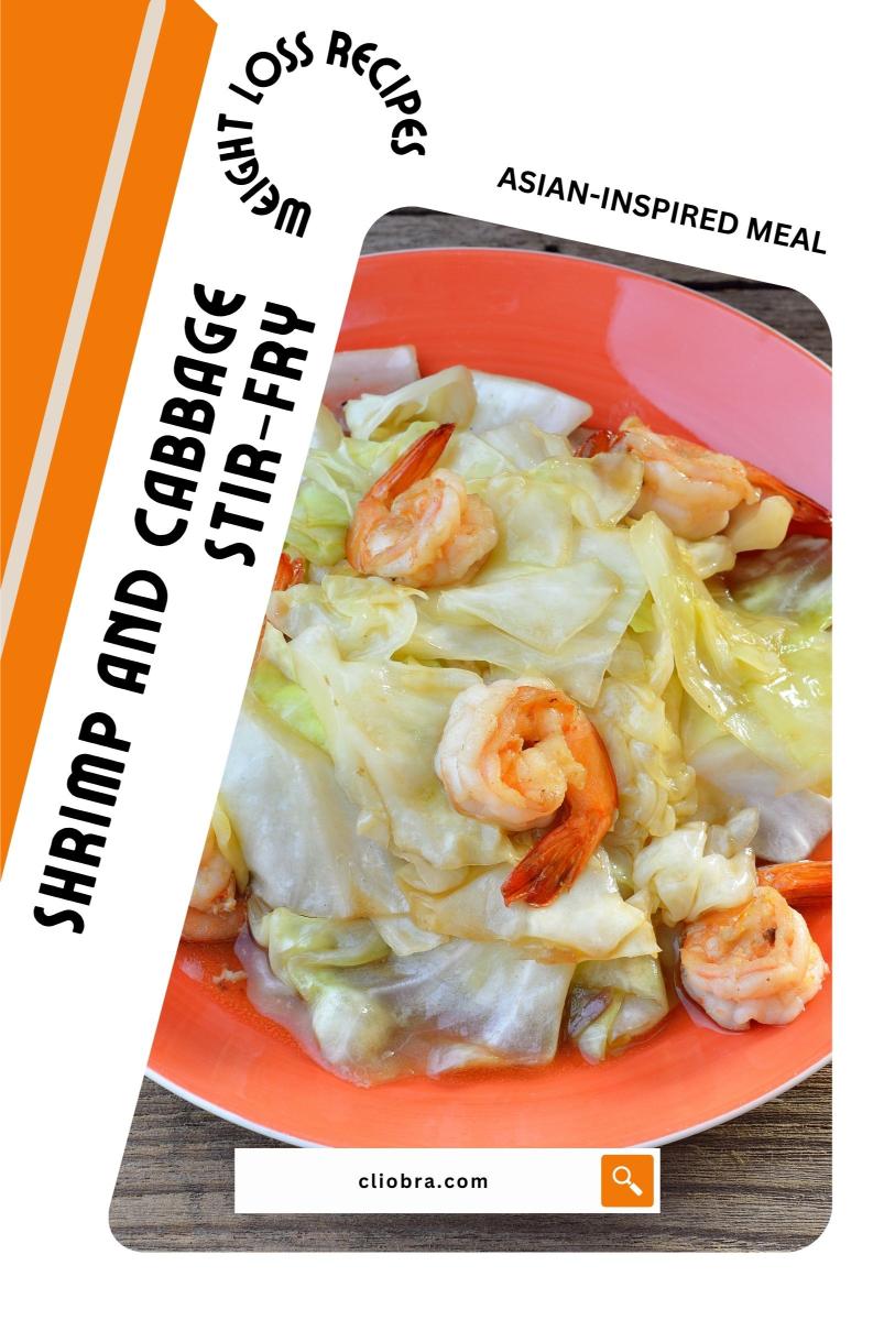 Shrimp and Cabbage Stir-Fry with Soy Ginger Sauce: Asian-Inspired Weight Loss Recipe