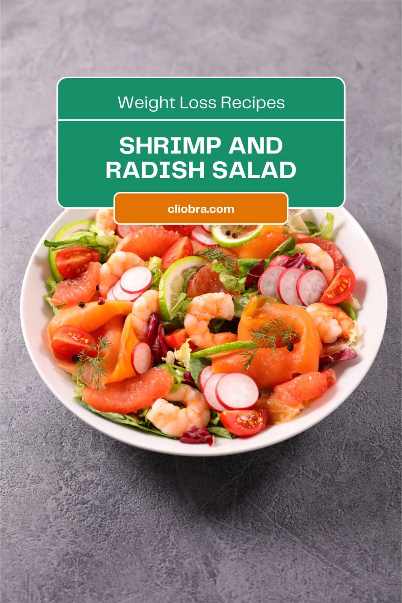 Shrimp and Radish Salad with a Balsamic Glaze: A Fresh and Light Option