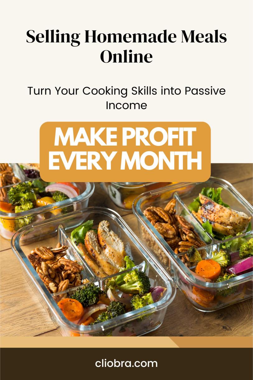 Turn Your Cooking Skills into Passive Income by Selling Homemade Meals Online