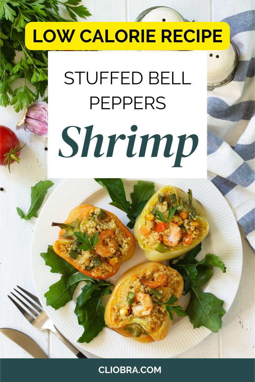 Asian-Inspired Shrimp-Stuffed Bell Peppers – A Low Calorie Tasty Weight Loss Recipe