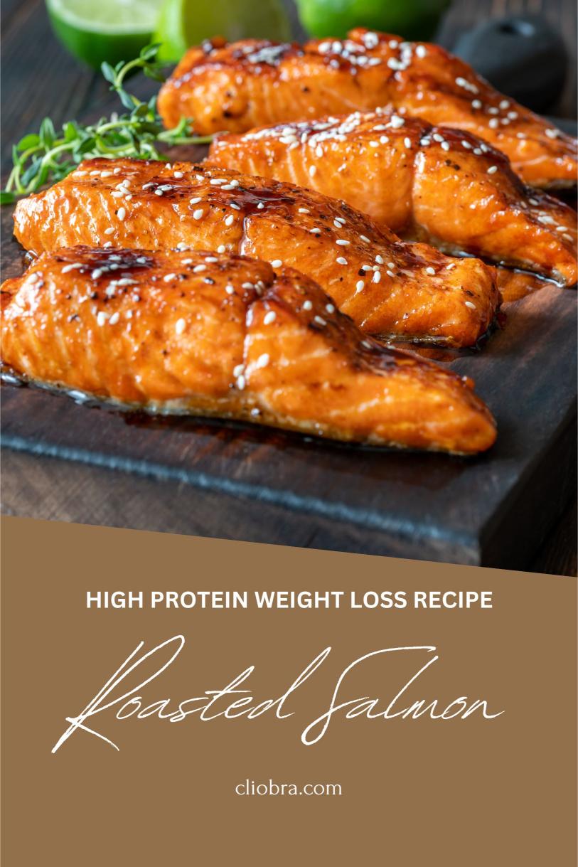 Citrus-Glazed Salmon with Pomegranate Salsa – Oven-Roasted High Protein Weight Loss Recipe