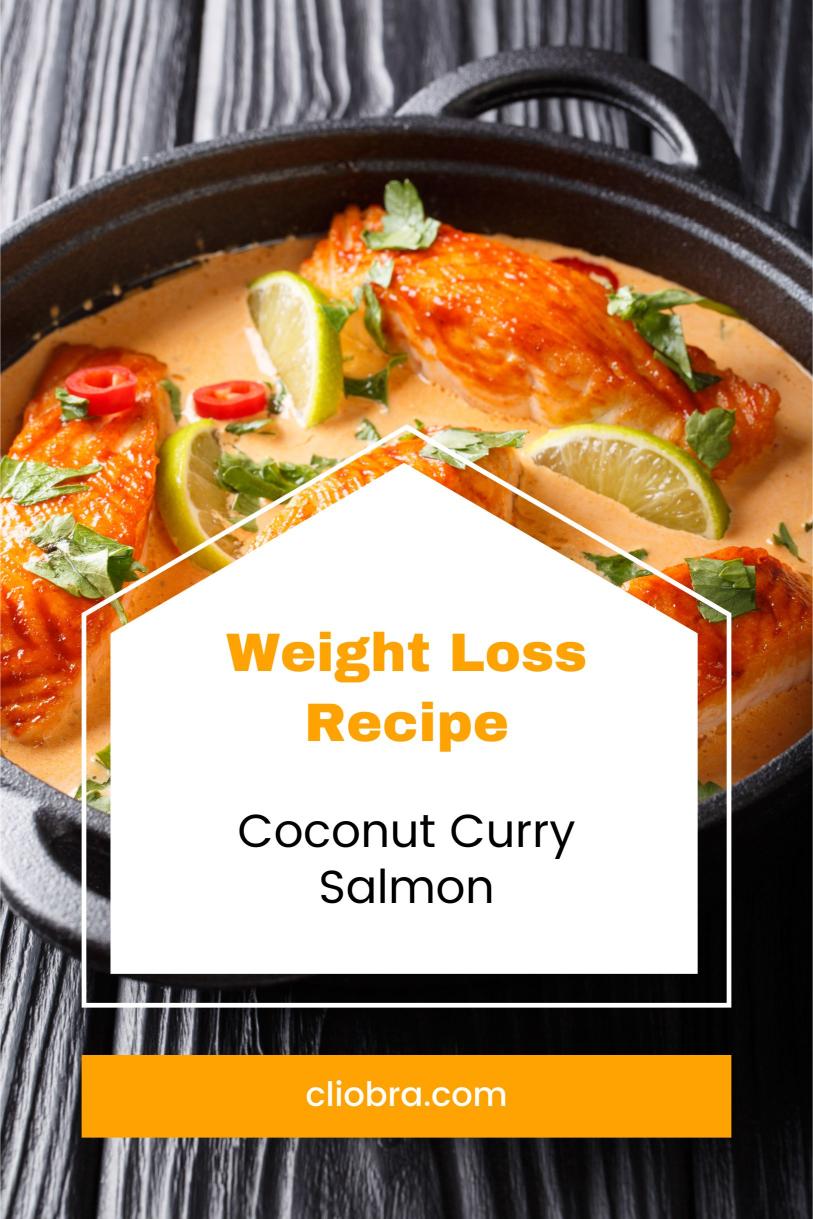 Coconut Curry Salmon – A Delicious Milk Curry with Bell Peppers Weight Loss Recipe