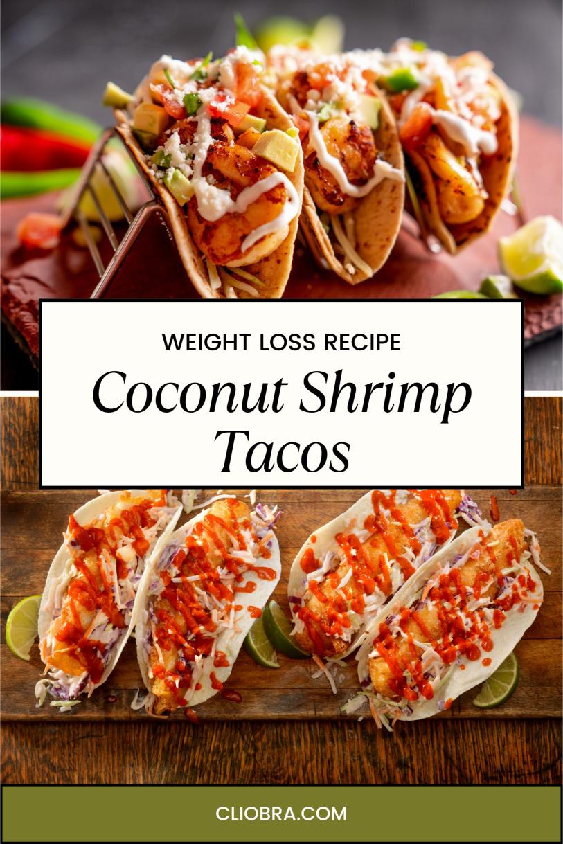 Coconut Shrimp Tacos – Crispy Coconut-breaded Shrimp with Spicy Mayo Weight Loss Recipe