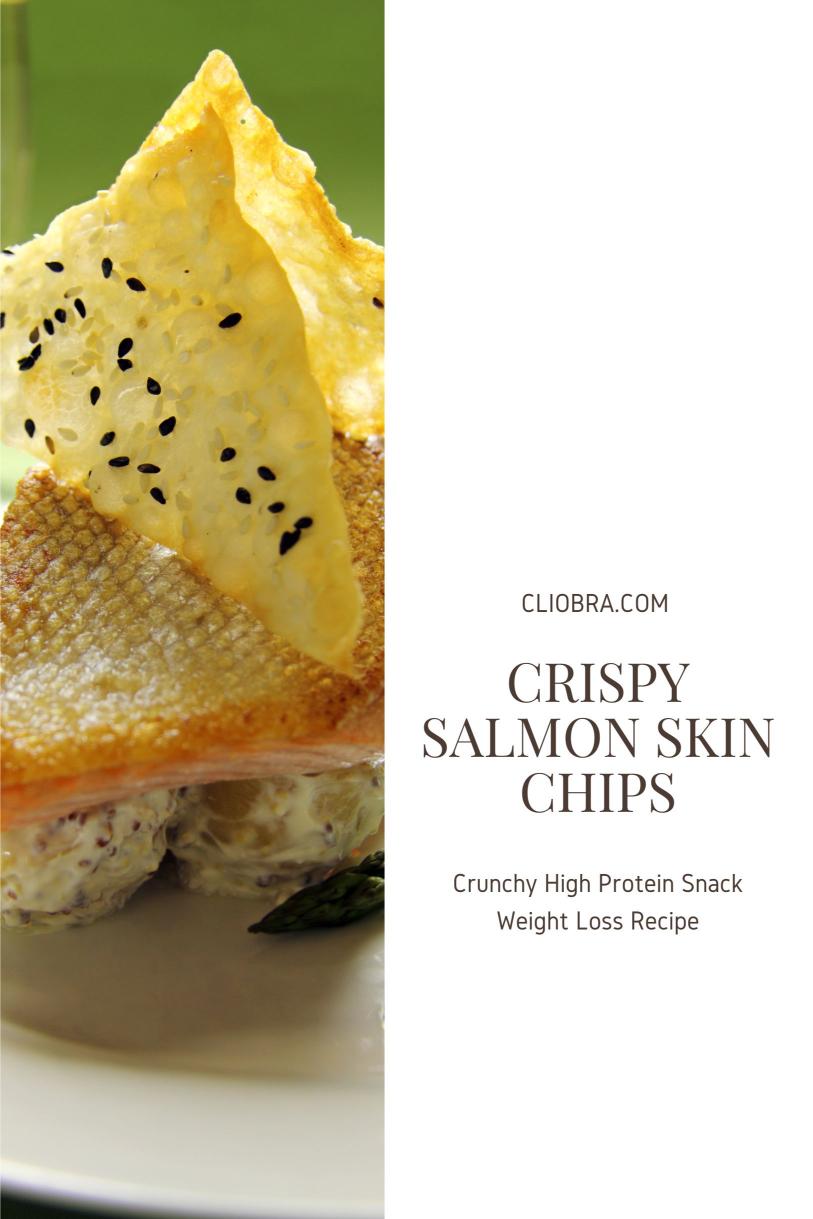 Crispy Salmon Skin Chips with Sea Salt – A Crunchy High Protein Snack Weight Loss Recipe