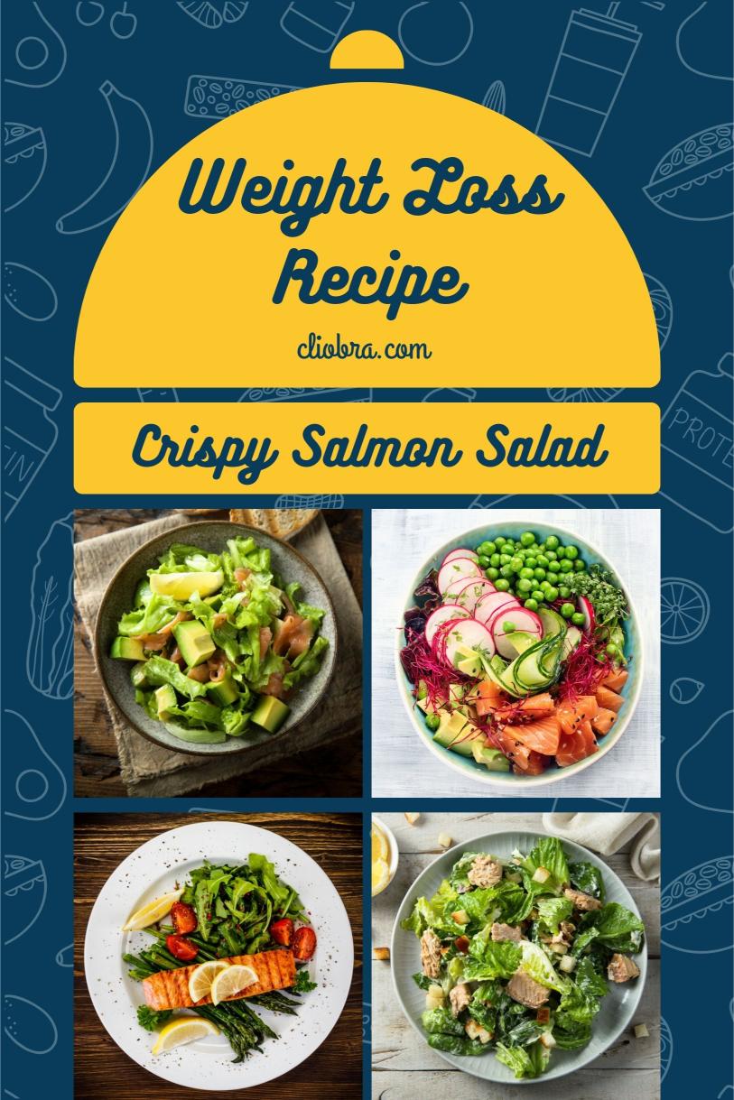 Crispy Salmon with a Citrus and Fennel Salad – A Low Calorie Weight Loss Recipe