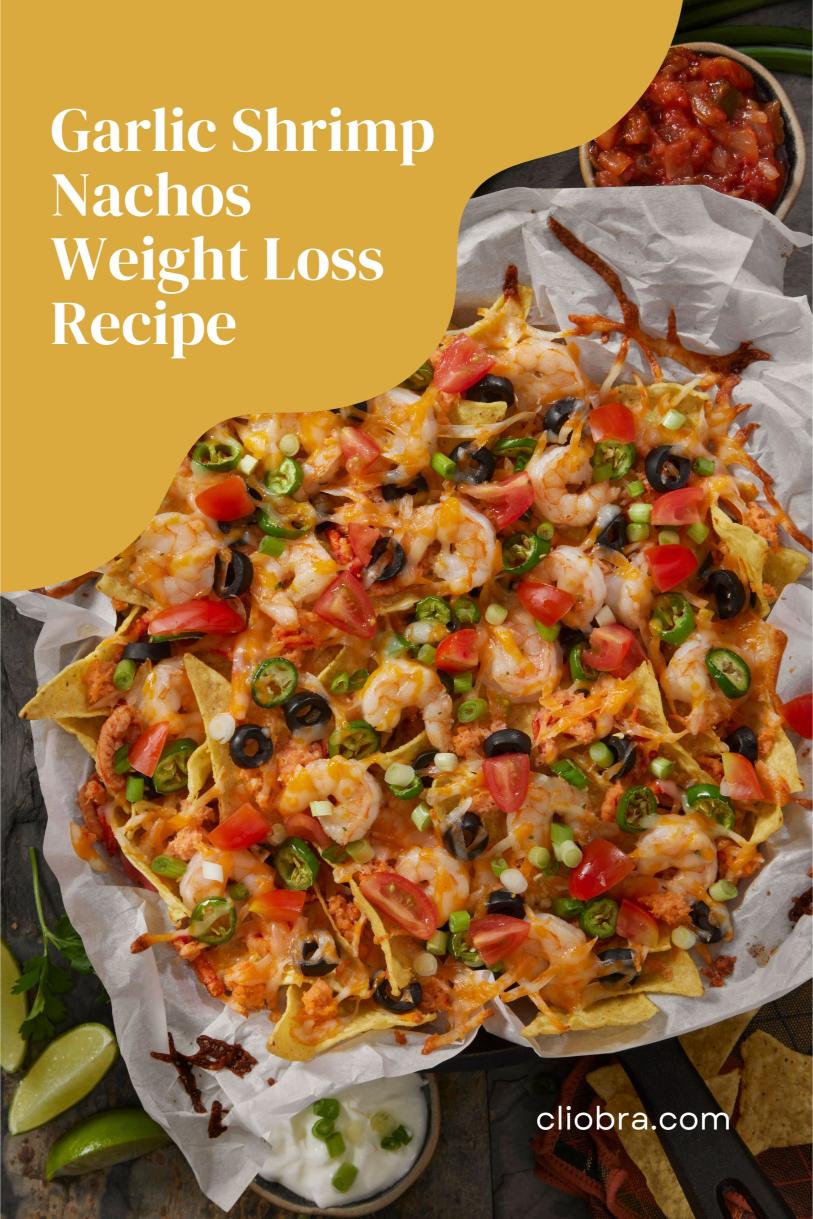 Garlic Shrimp Nachos – Tortilla Chips Topped with Seasoned Shrimp Weight Loss Recipe