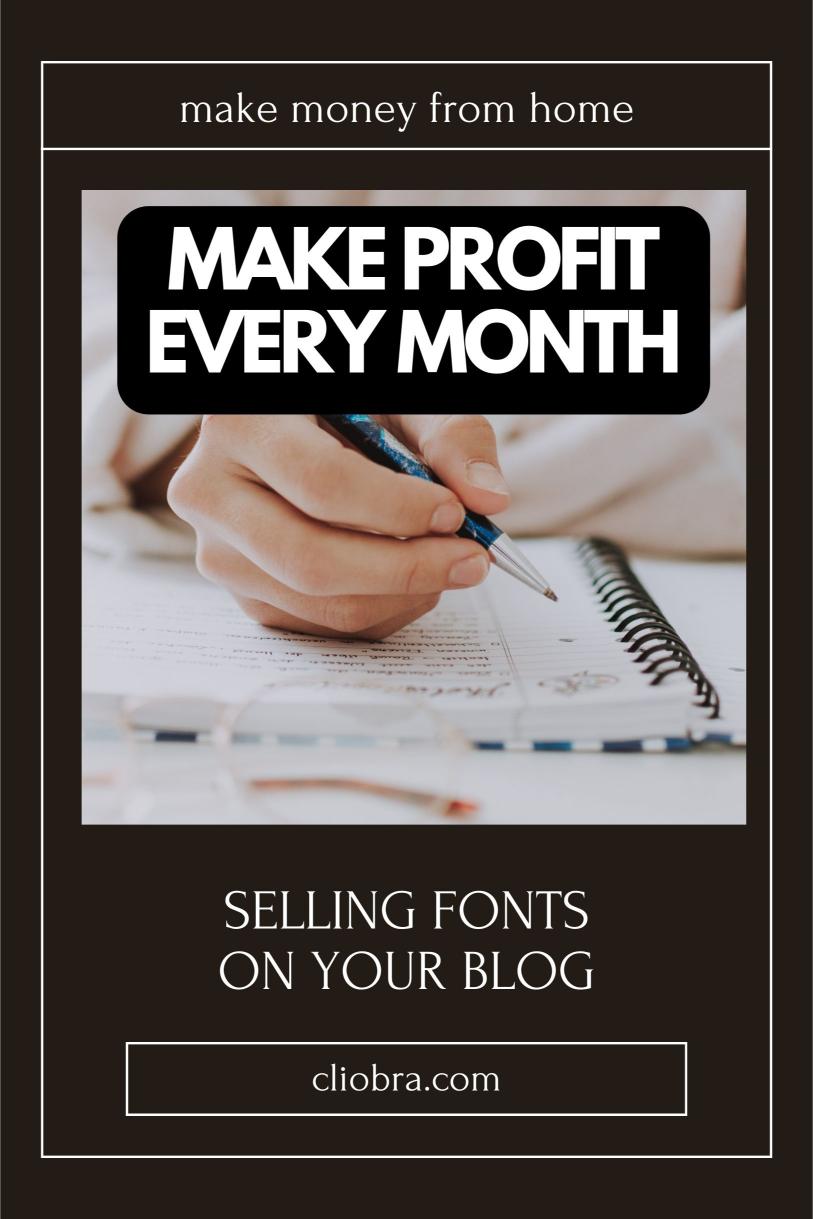 Generate Passive Income from Your Blog by Selling Fonts (Practical Guide)