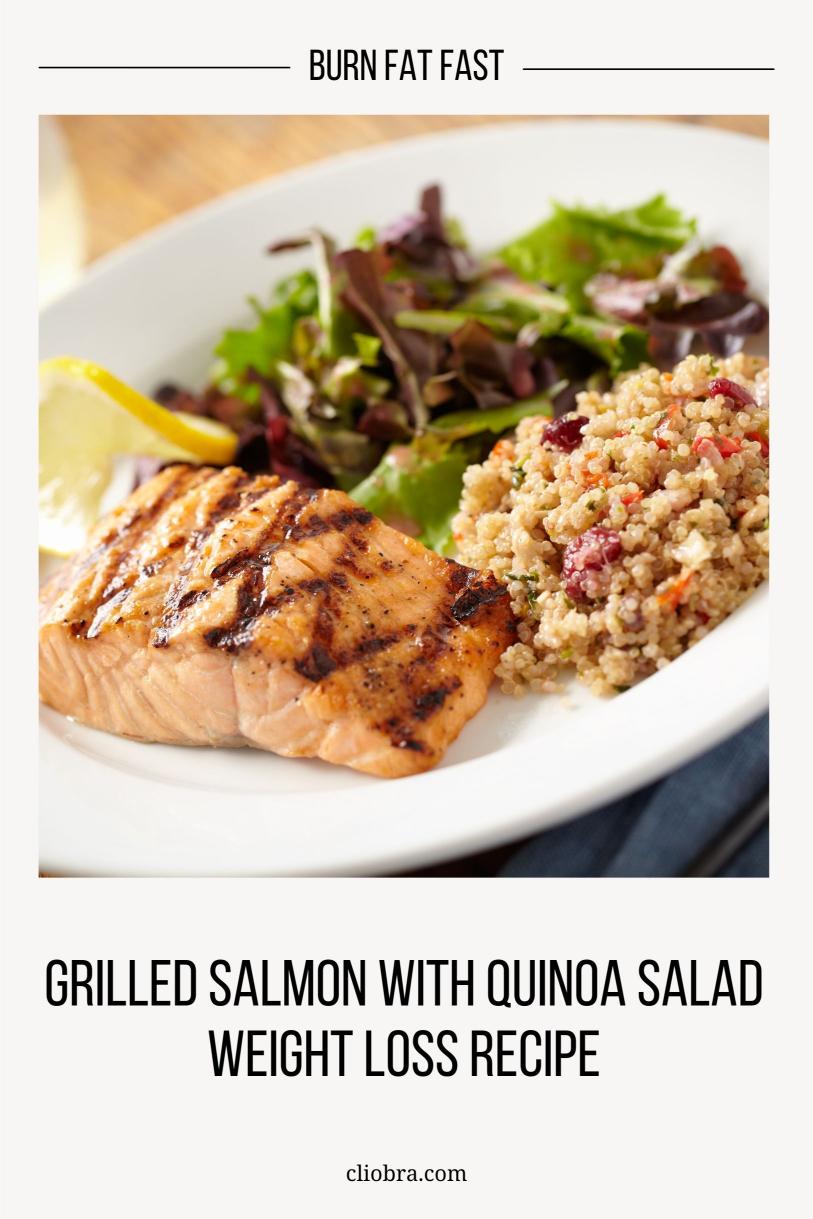 Grilled Lemon Herb Salmon with Quinoa Salad – A Light and Refreshing Weight Loss Recipe