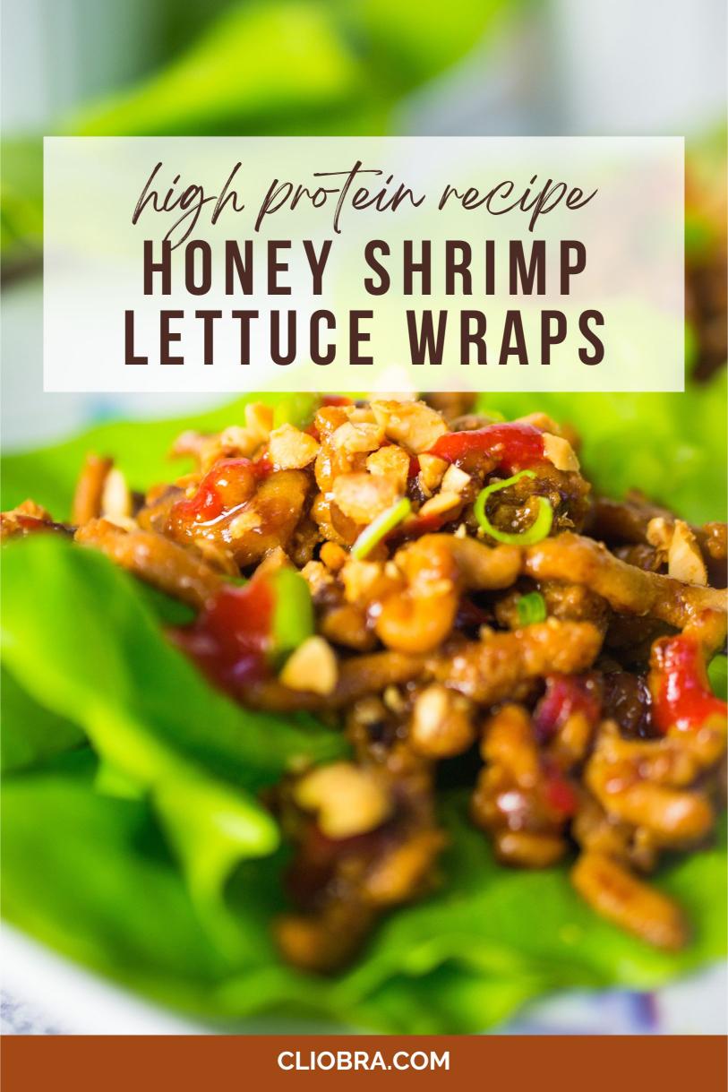 Honey Sriracha Shrimp Lettuce Wraps – Delicious Spicy High Protein Weight Loss Recipe