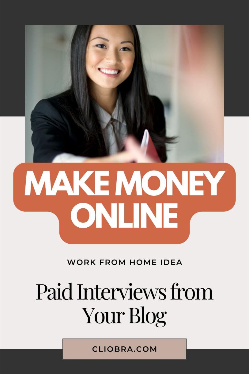 How Can You Generate Income Monthly with Paid Interviews from Your Blog