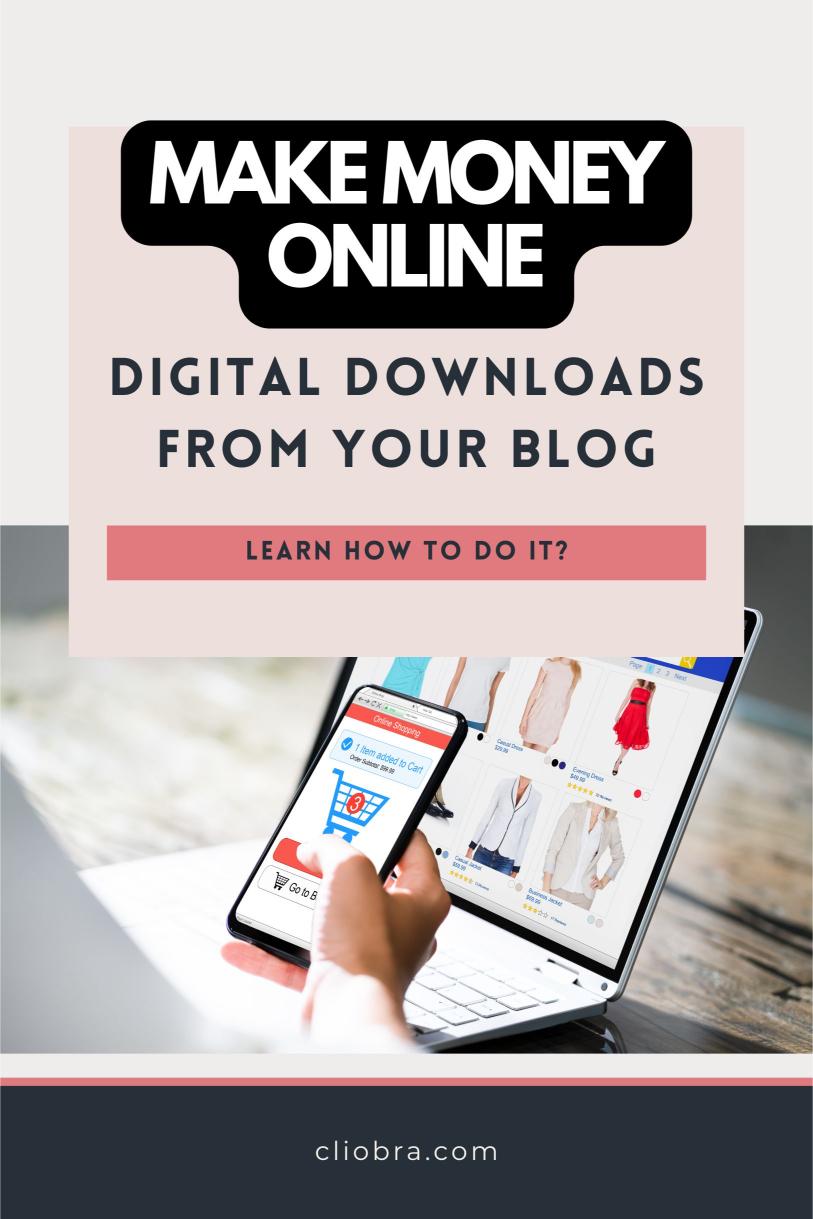 How to Earn Passive Income Monthly from Your Blog with Digital Downloads