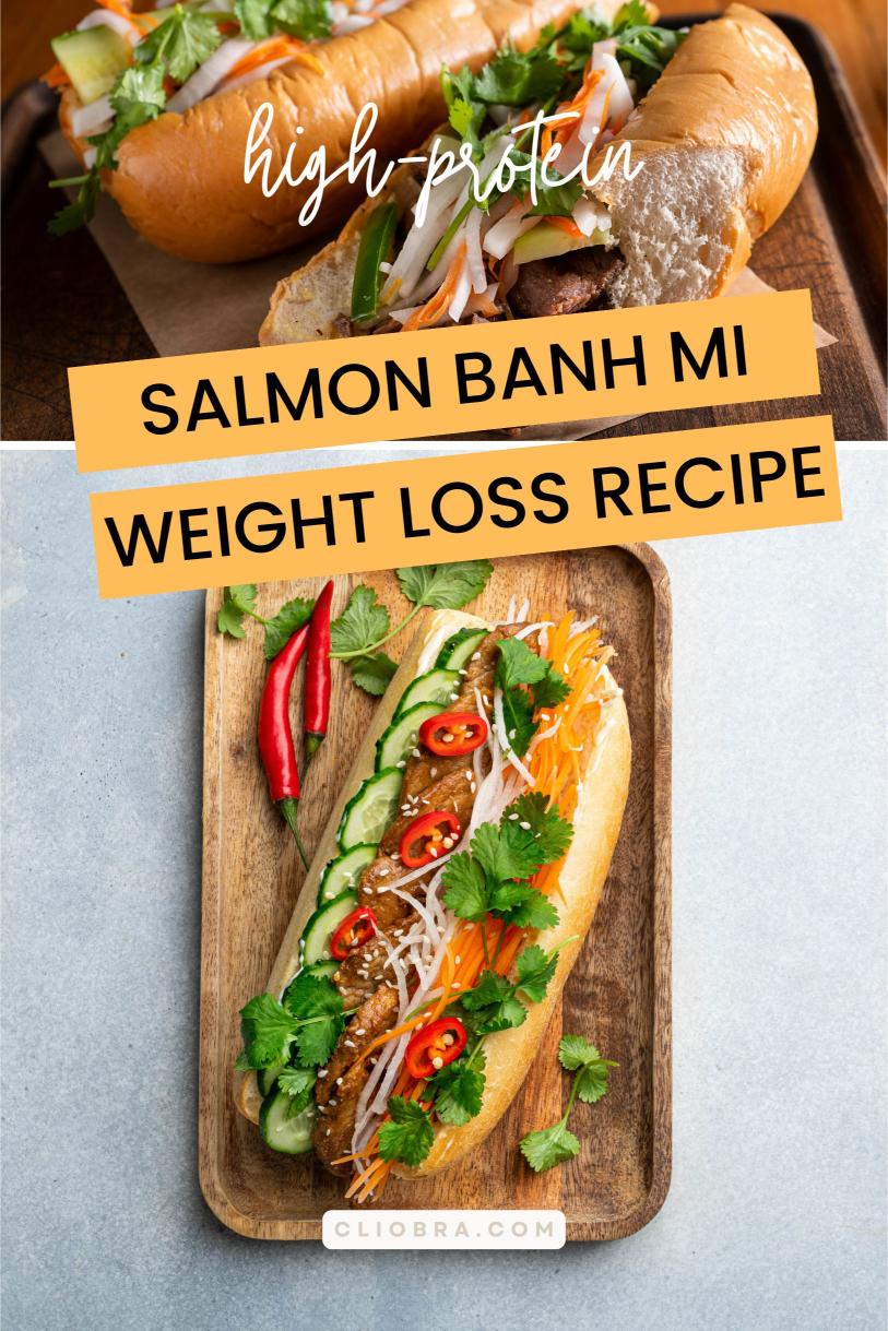 Salmon Banh Mi – A Vietnamese-style Sandwich Low-Carb Weight Loss Recipe