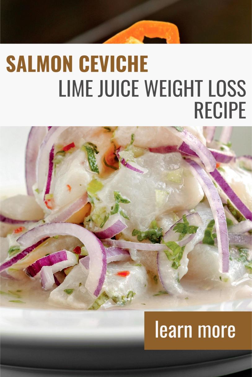 Salmon Ceviche – Fresh, Cubed Salmon Marinated in Lime Juice Weight Loss Recipe