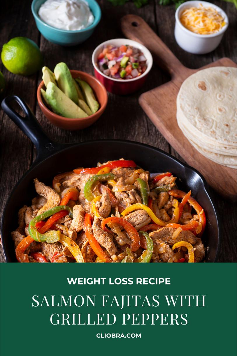 Salmon Fajitas with Grilled Peppers and Onions – A Flavor-Packed Low-Carb Weight Loss Recipe