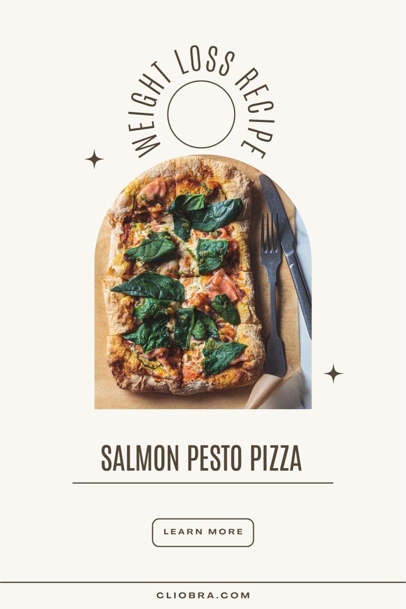 Salmon Pesto Pizza – A Crisp and Smoked Healthy Low-Carb Weight Loss Recipe