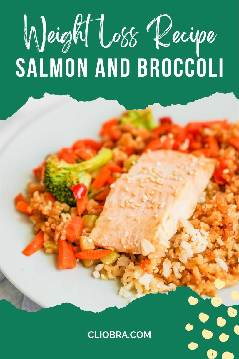 Salmon and Broccoli Quinoa Bake – A One-pan Baked High Protein Weight Loss Recipe