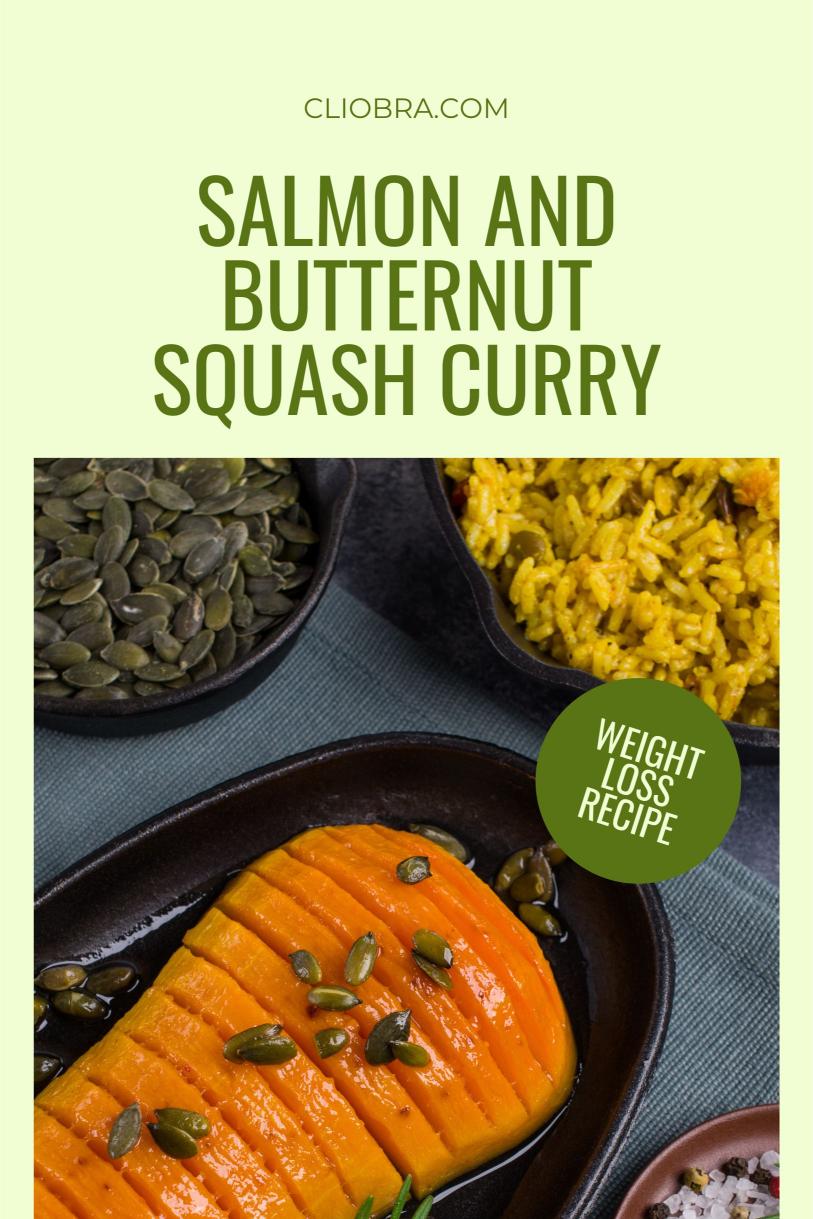 Salmon and Butternut Squash Curry – A Comforting High Protein Weight Loss Recipe