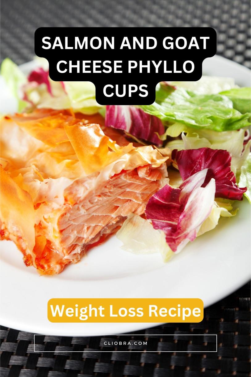 Salmon and Goat Cheese Phyllo Cups – A Crispy High Protein Weight Loss Recipe