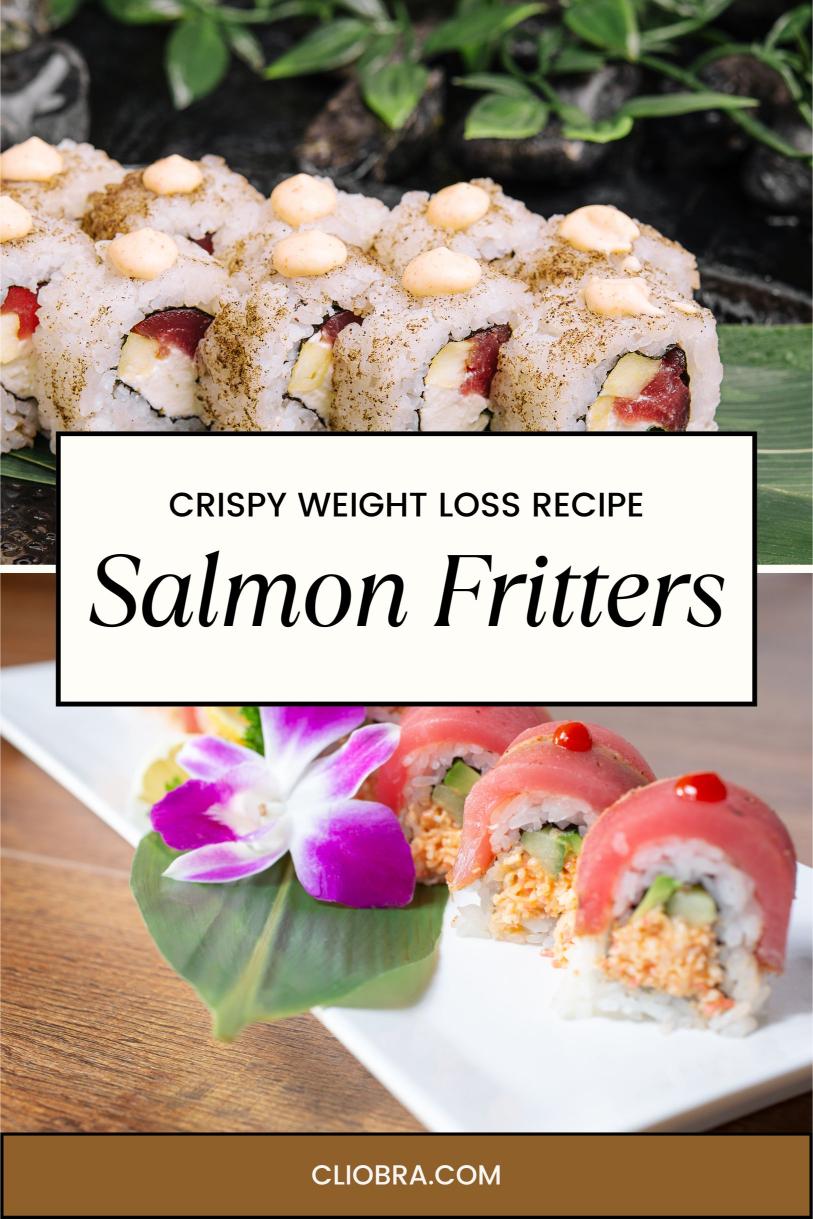 Salmon and Spicy Sriracha Fritters – A Crispy Flaked Salmon High Protein Weight Loss Recipe