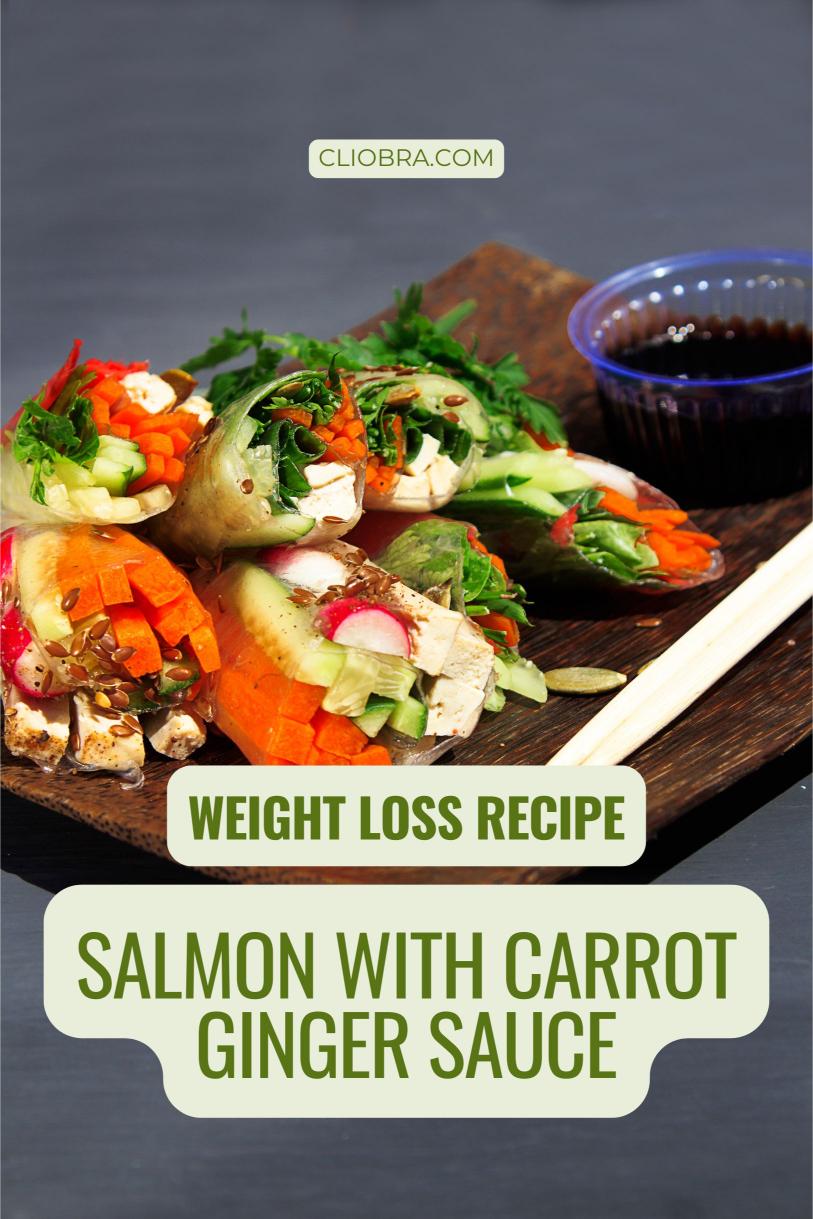 Salmon with Carrot Ginger Sauce – A Delightful Low-Carb Weight Loss Recipe