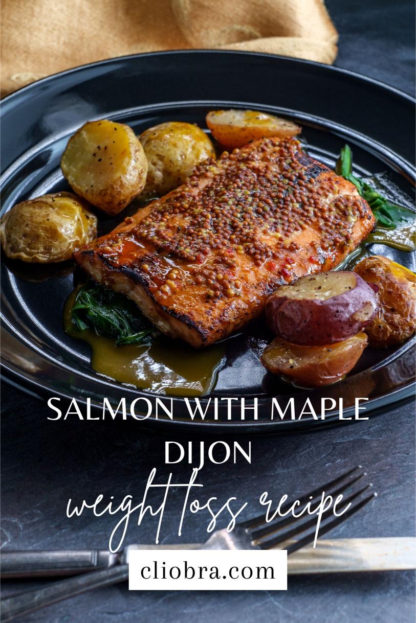 Salmon with Maple Dijon Glaze – A Grilled Delicious Weight Loss Recipe