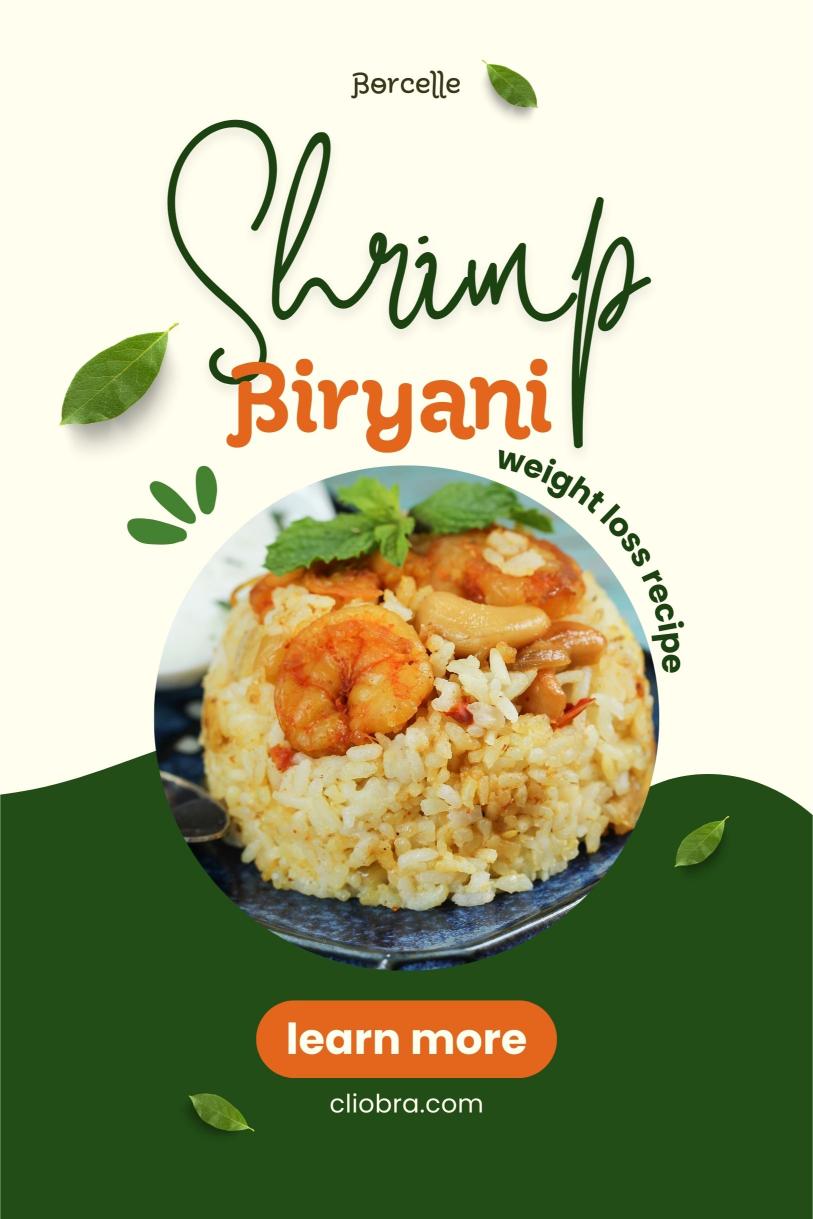 Shrimp Biryani – An Indian-inspired Rice Dish High-Protein, Low-Calorie Recipe