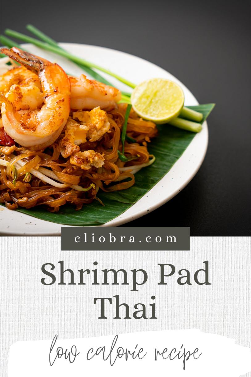 Shrimp Pad Thai – Classic Stir-fried Noodles with Peanuts and Sauce Weight Loss Recipe