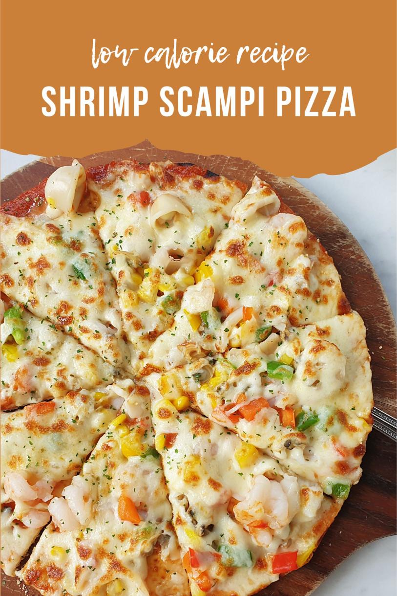 Shrimp Scampi Pizza – Thin Crust Topped with Garlic-butter and Parsley Weight Loss Recipe