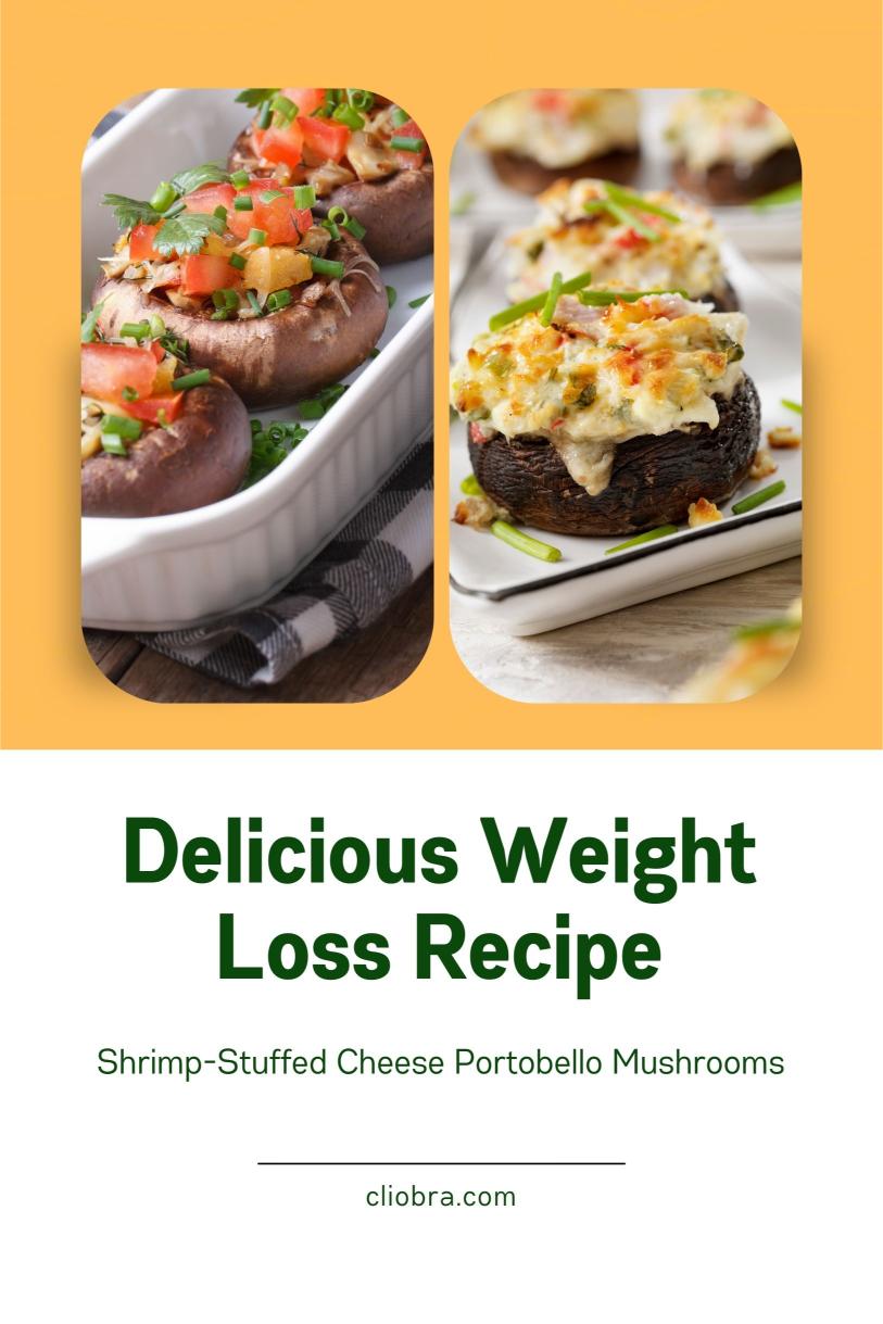 Shrimp-Stuffed Cheese Portobello Mushrooms – A Delicious Weight Loss Recipe