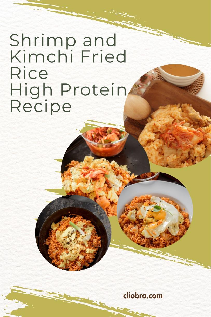 Shrimp and Kimchi Fried Rice – Stir-fried with Green Onions, Fried Egg Weight Loss Recipe