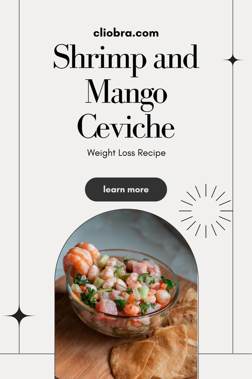 Shrimp and Mango Ceviche – With Mango, Red Onion and Jalapeño Weight Loss Recipe