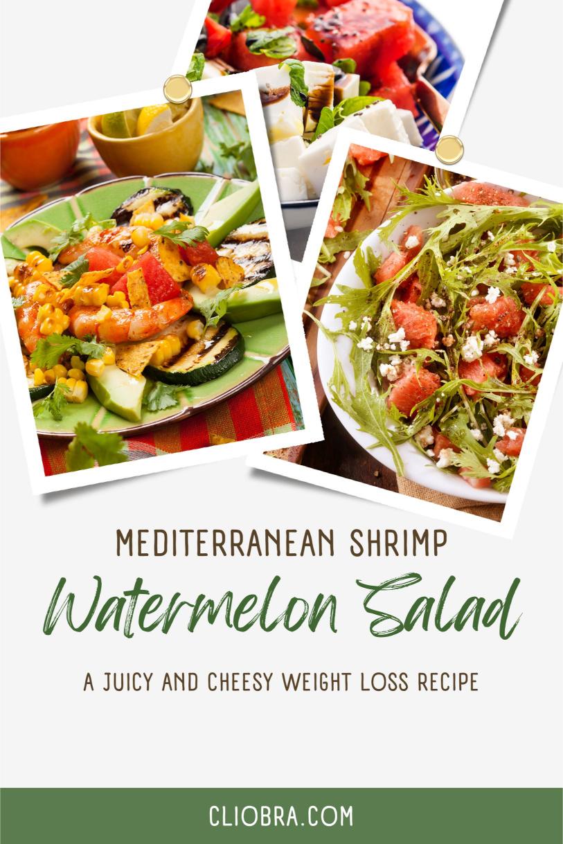 Shrimp and Mediterranean Watermelon Salad – A Juicy and Cheesy Weight Loss Recipe