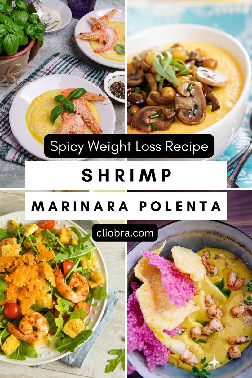 Shrimp and Spicy Marinara Polenta Stack – Layers of Cream and Spicy Sauce Weight Loss Recipe