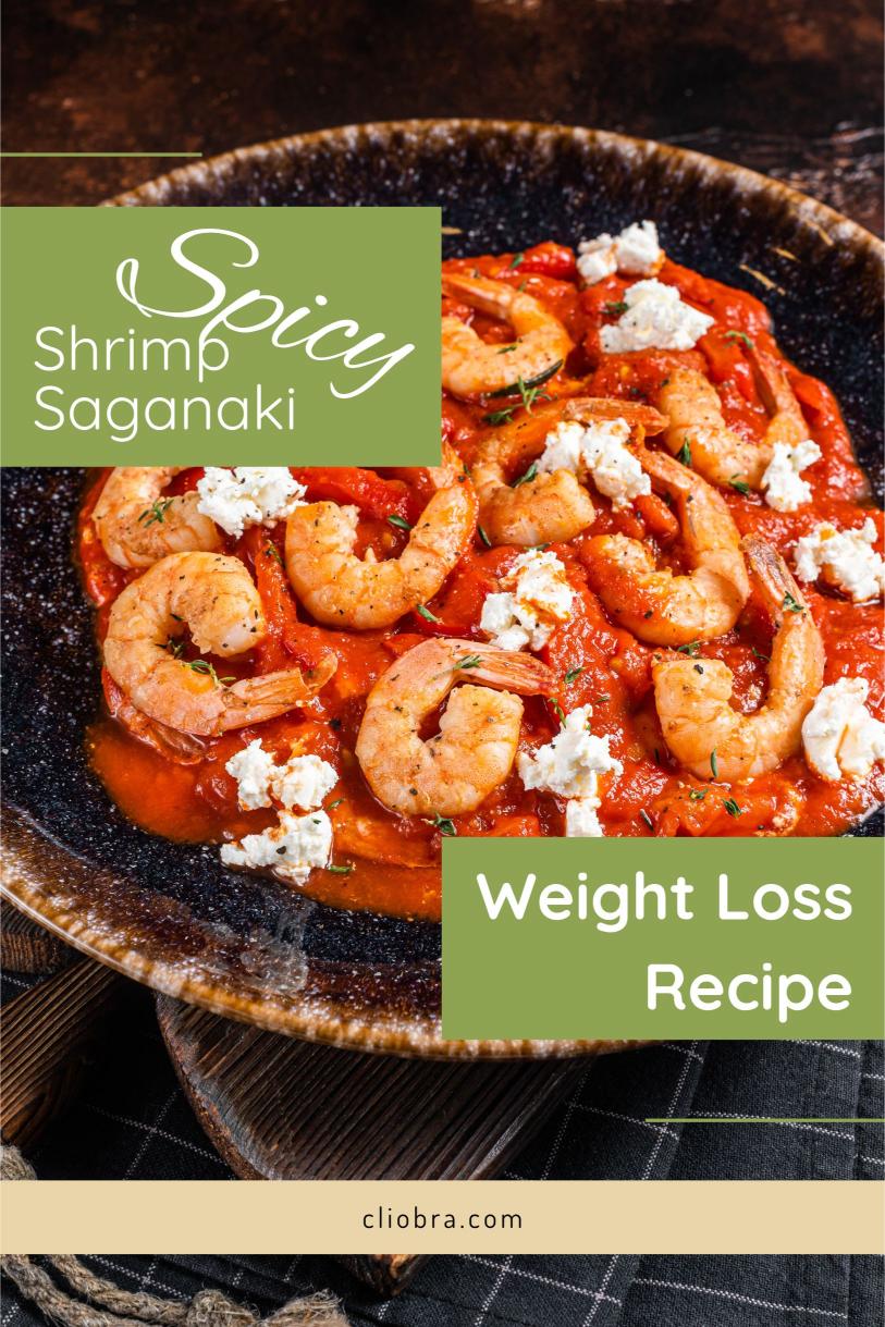 Spicy Shrimp Saganaki – A Greek Dish Baked in Tomato Sauce Weight Loss Recipe